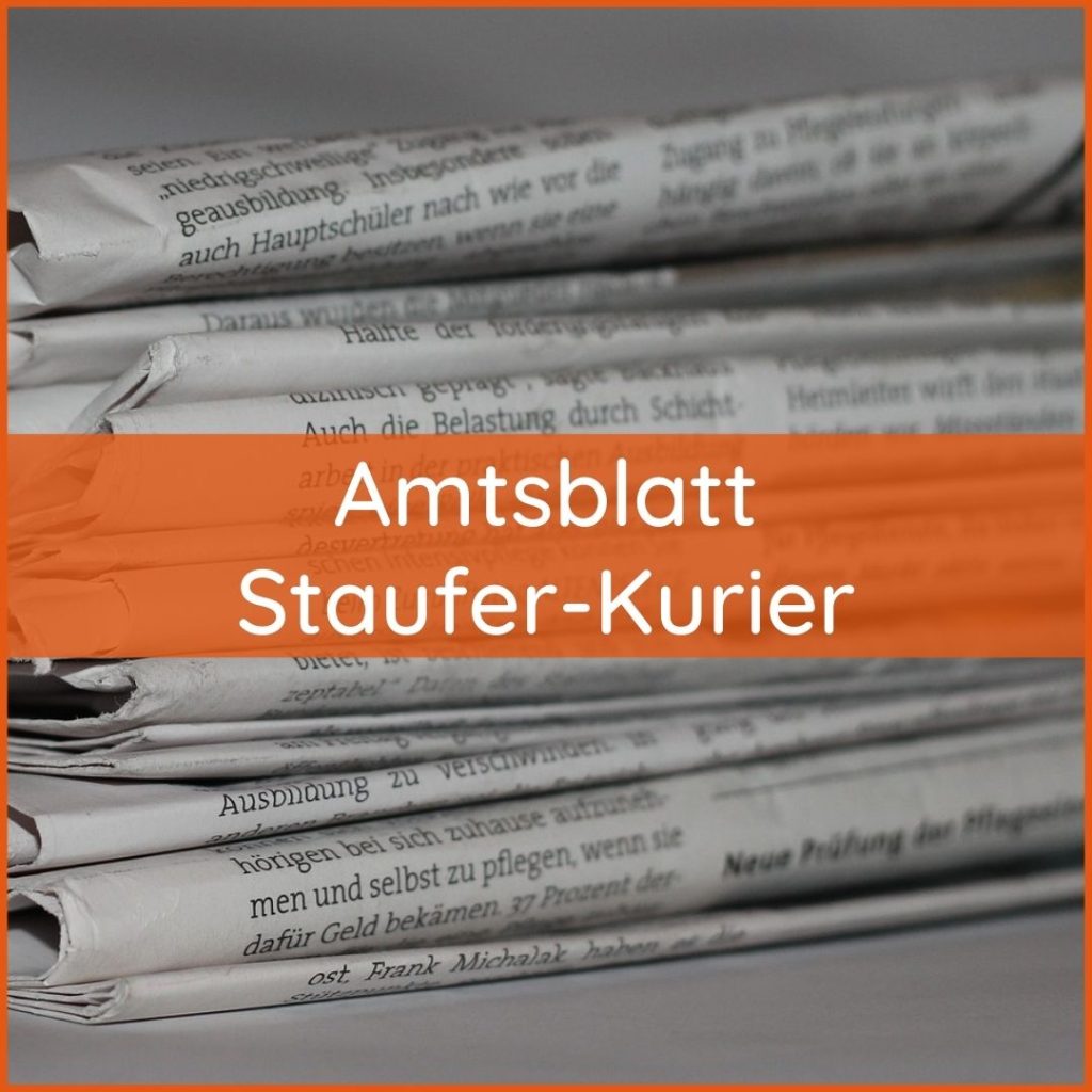 Amtsblatt Staufer-Kurier | Besser zu Fuß statt mit dem „Elterntaxi“zur Schule (07.04.2022)