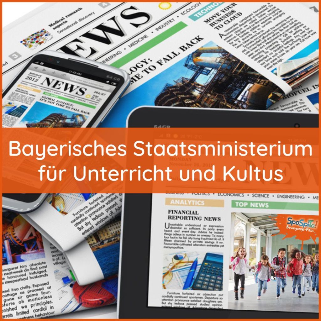 Bayerisches Staatsministerium für Unterricht und Kultus | Grundschulen können sich für SpoSpiTo-Bewegungspass anmelden (09.01.2023)
