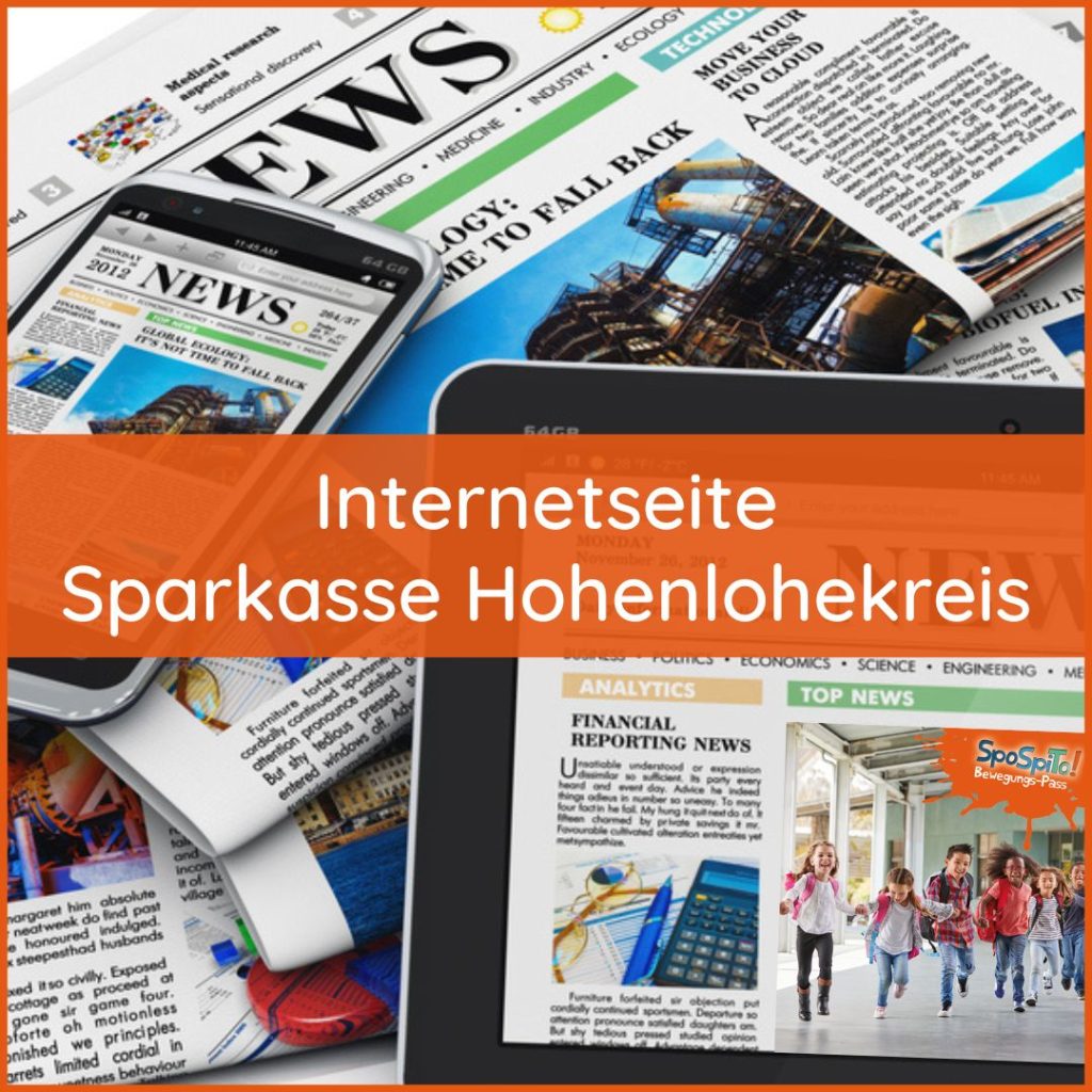 Internetseite Sparkasse Hohenlohekreis | Bewegungs-Pass an Grundschulen: Mit dem SpoSpiTo Bewegungs-Pass zu mehr Gesundheit und Klimaschutz (14.03.2023)